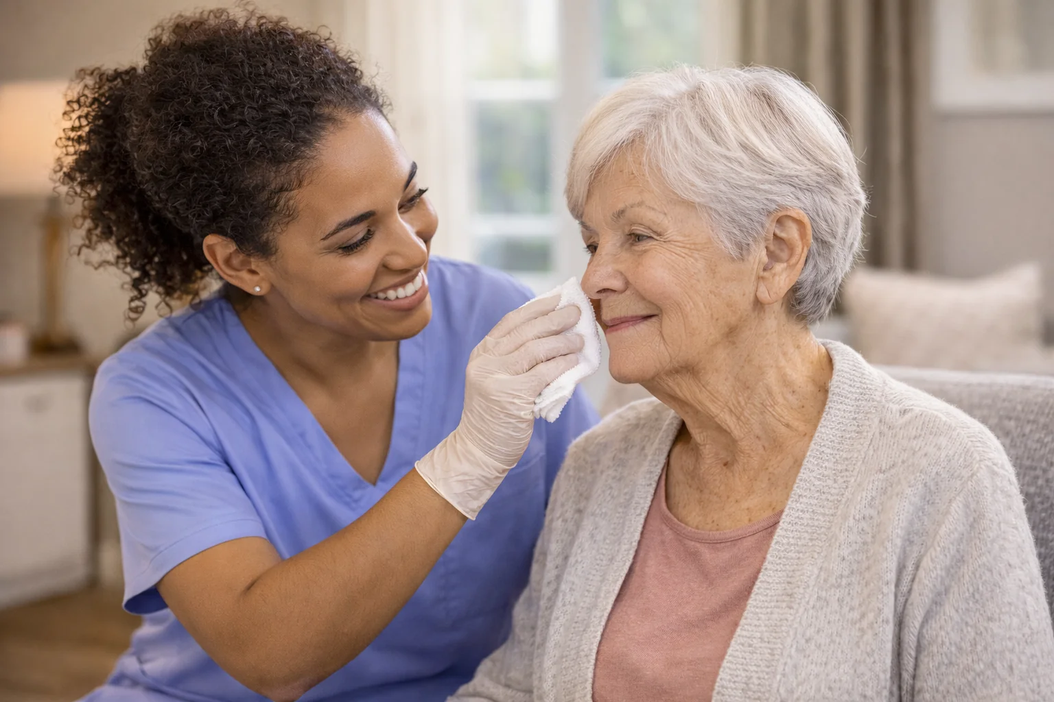 Personal hygiene assistance